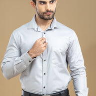 Ash Grey Classic Solid Shirt
