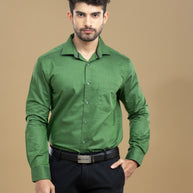 Dark Green Classic Solid Shirt