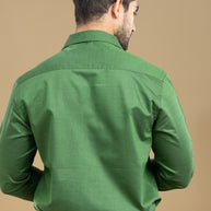 Dark Green Classic Solid Shirt