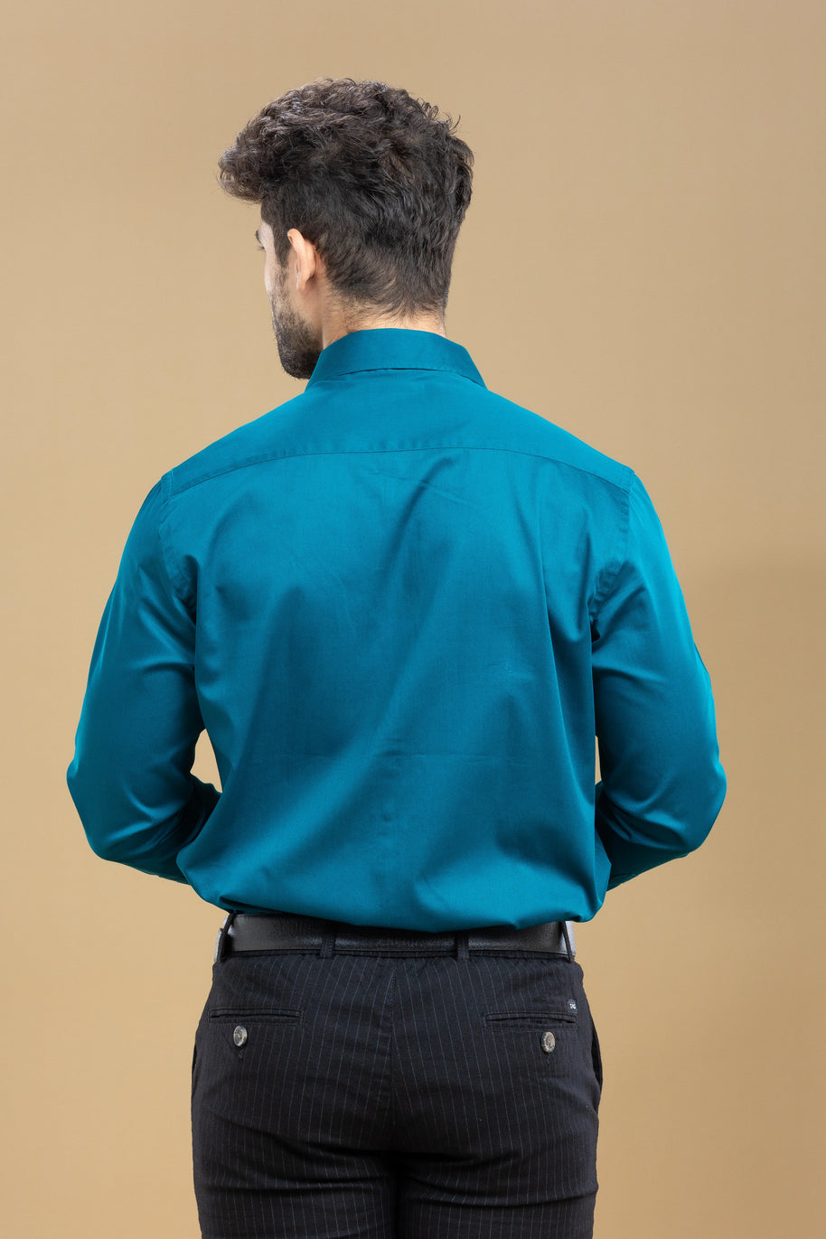 Turquoise Classic Solid Shirt