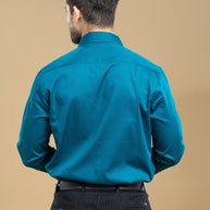 Turquoise Classic Solid Shirt