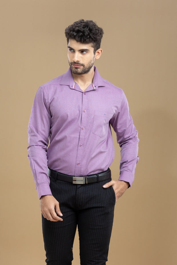 Lilac Classic Solid Shirt