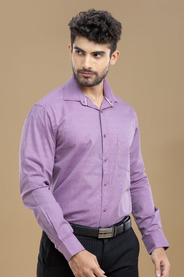 Lilac Classic Solid Shirt