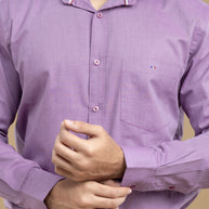 Lilac Classic Solid Shirt