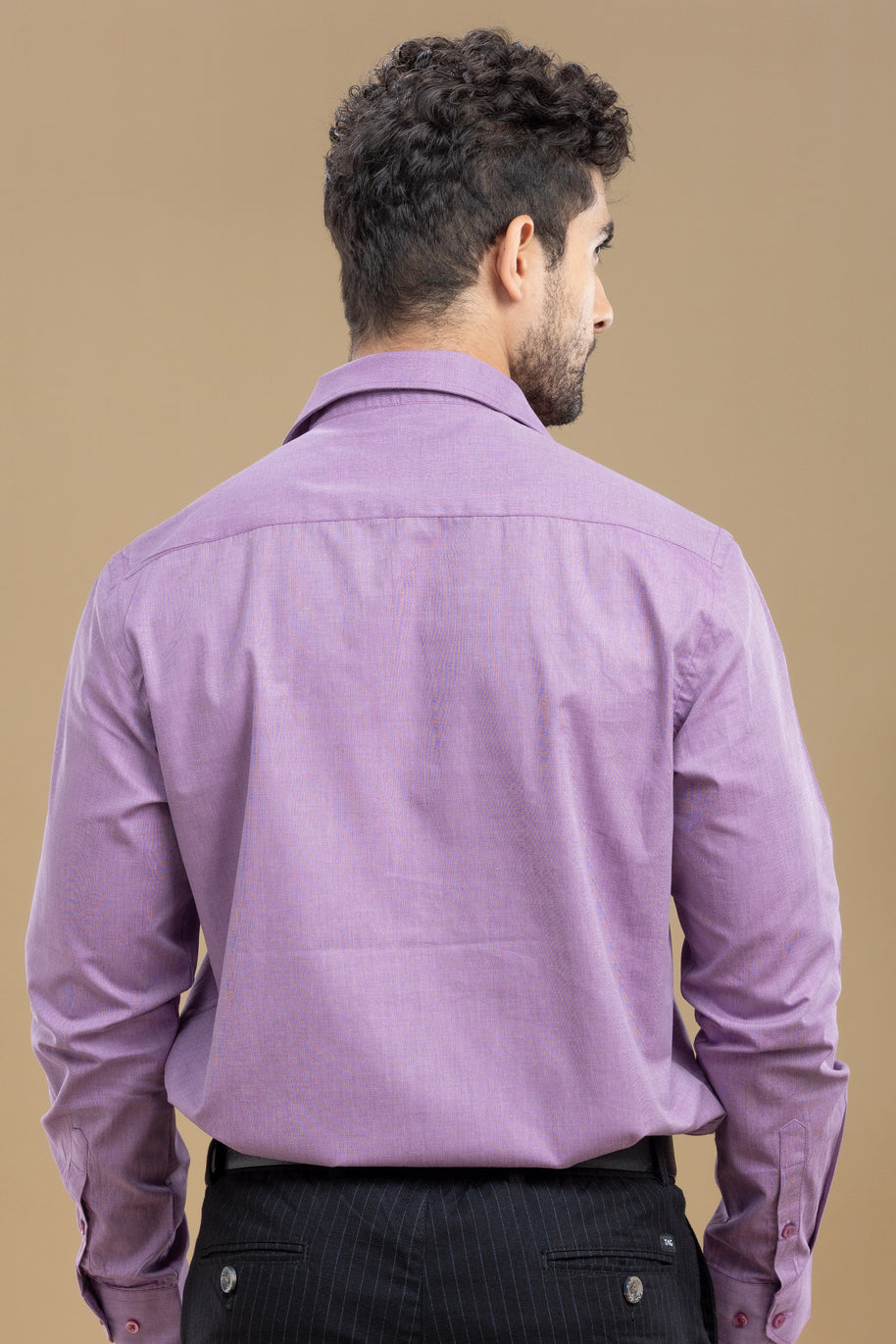 Lilac Classic Solid Shirt