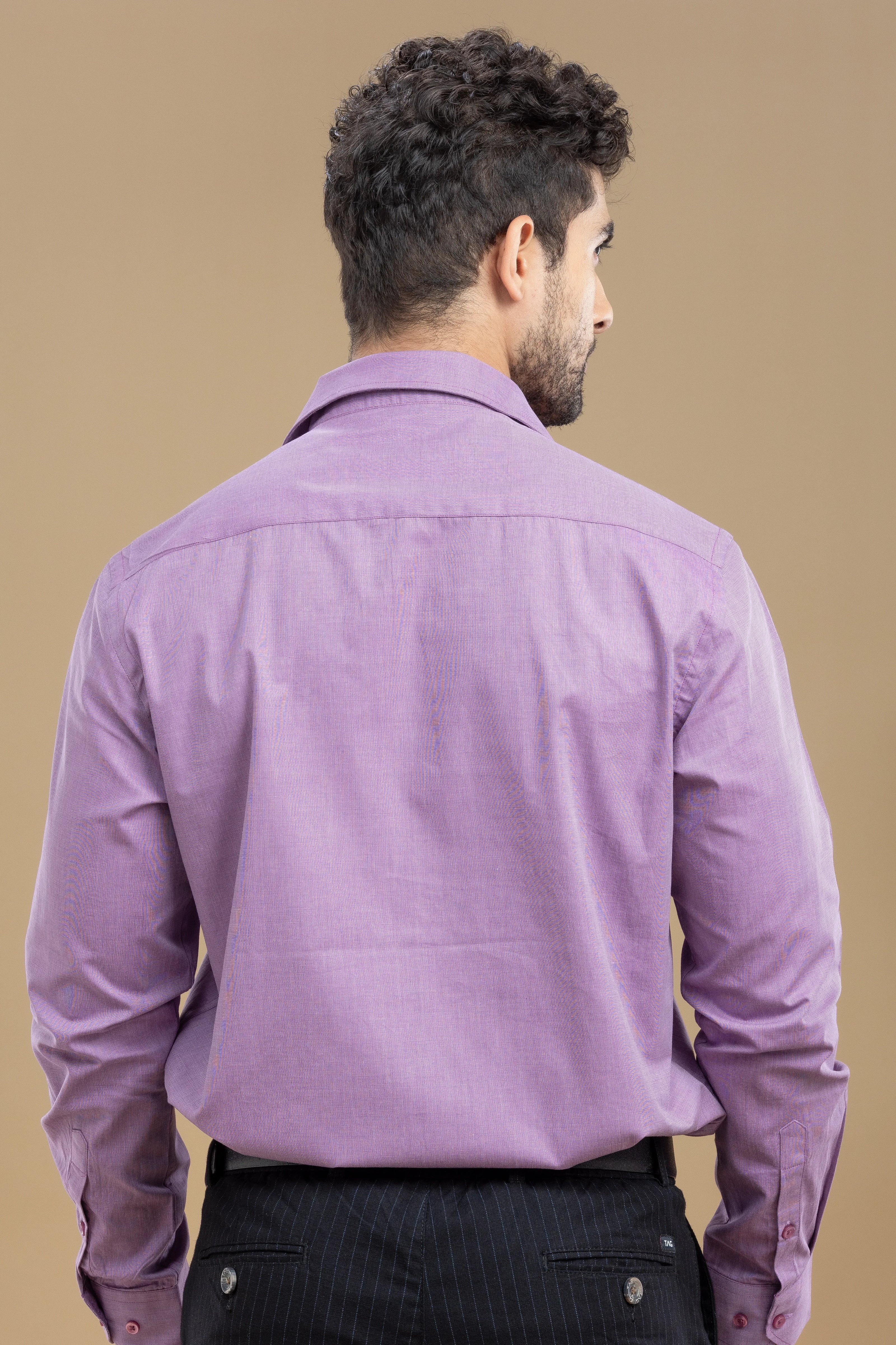 Lilac Classic Solid Shirt