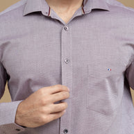Periwinkle Purple Classic Solid Shirt