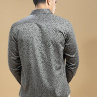 Hunter Green Printed Shirt