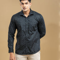 Black Triangle Printed Shirt