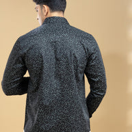 Black Triangle Printed Shirt