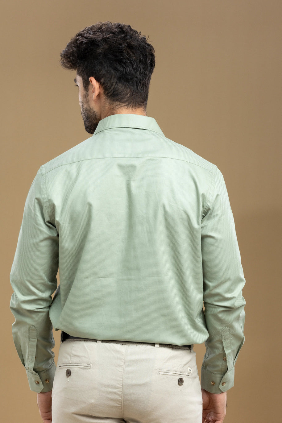 Pistachio Green Classic Solid Shirt
