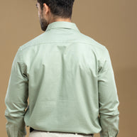 Pistachio Green Classic Solid Shirt