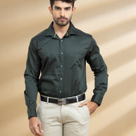 Dark Olive Solid Shirt