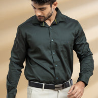 Dark Olive Solid Shirt