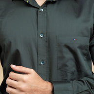 Dark Olive Solid Shirt