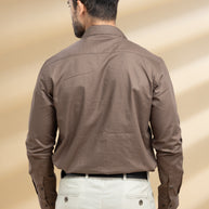 Chocolate Brown Classic Solid Shirt