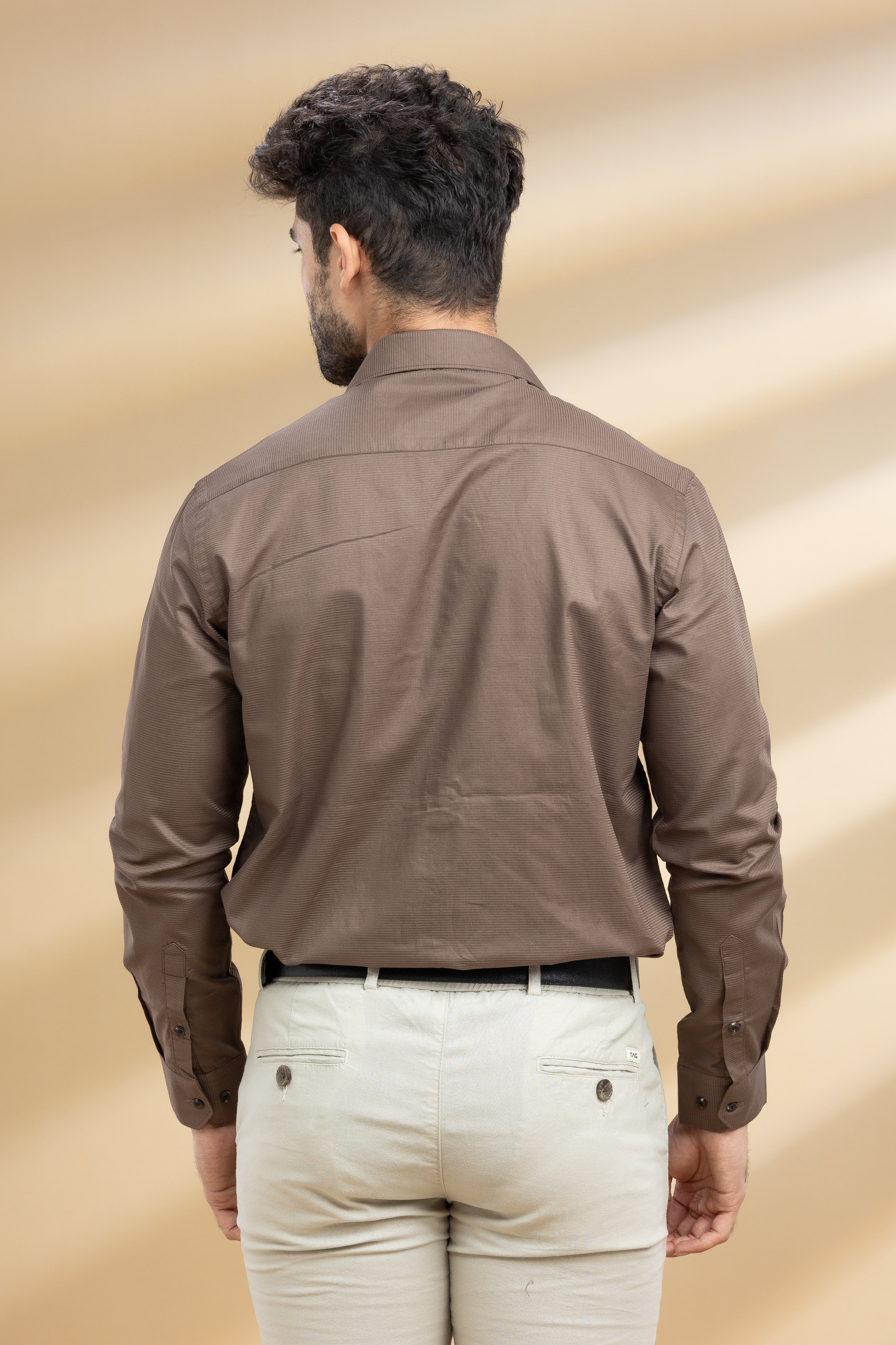 Chocolate Brown Classic Solid Shirt