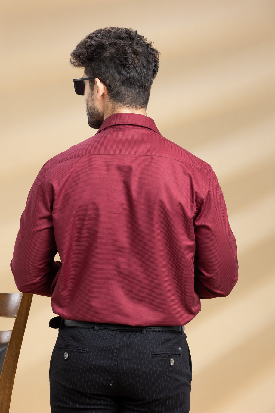 Deep Cherry Classic Solid Shirt