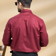 Deep Cherry Classic Solid Shirt