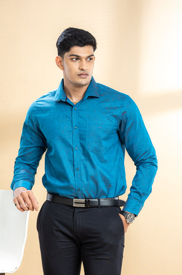 Navy Classic Solid Shirt