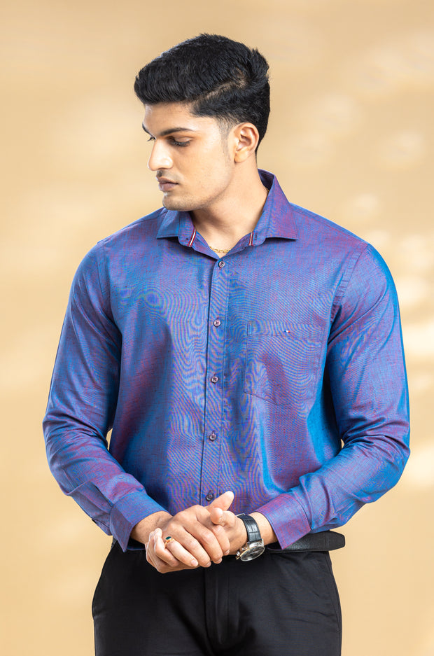 Purple Classic Solid Shirt