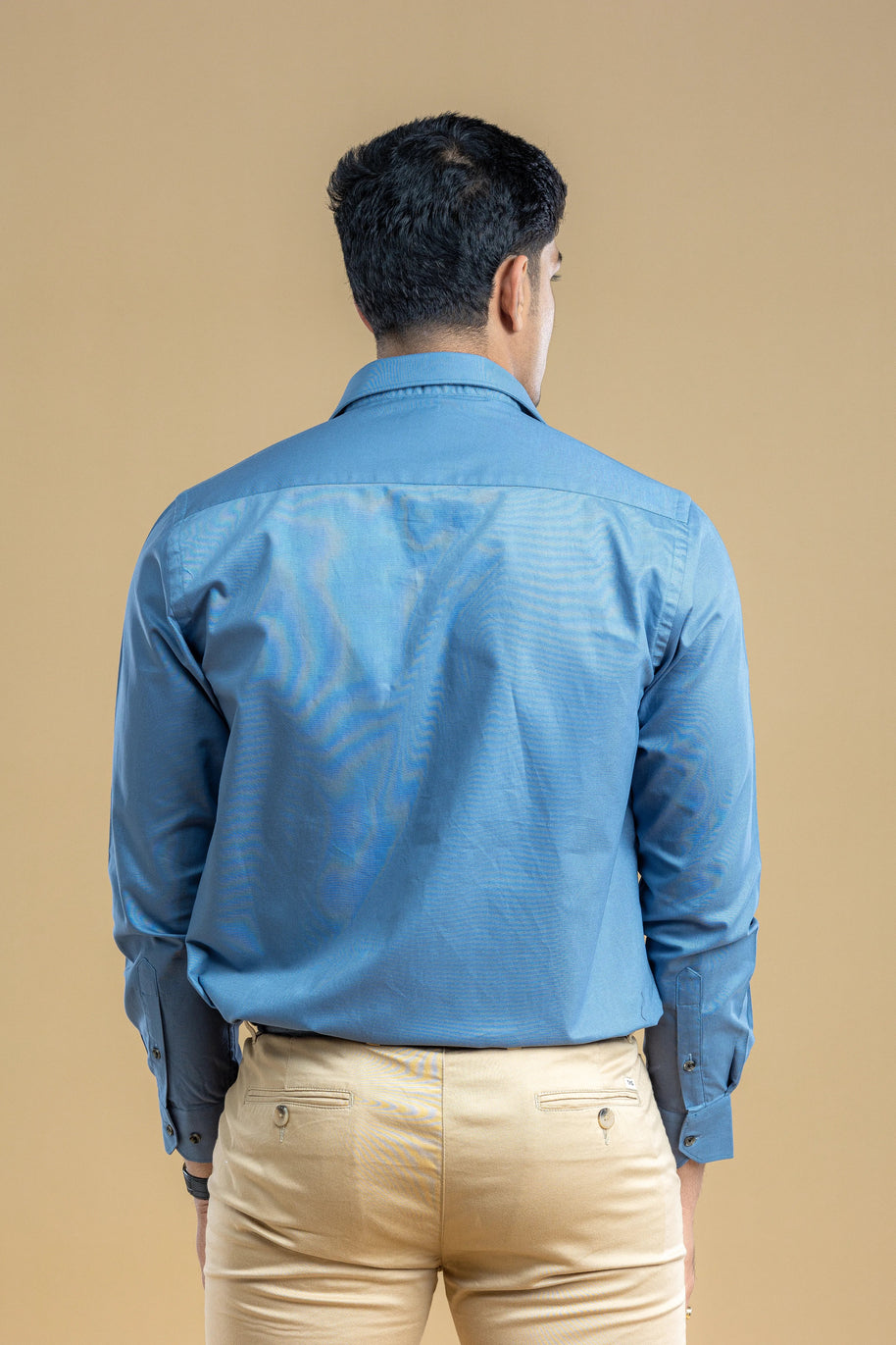 Steel Blue Classic Solid Shirt