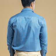 Steel Blue Classic Solid Shirt