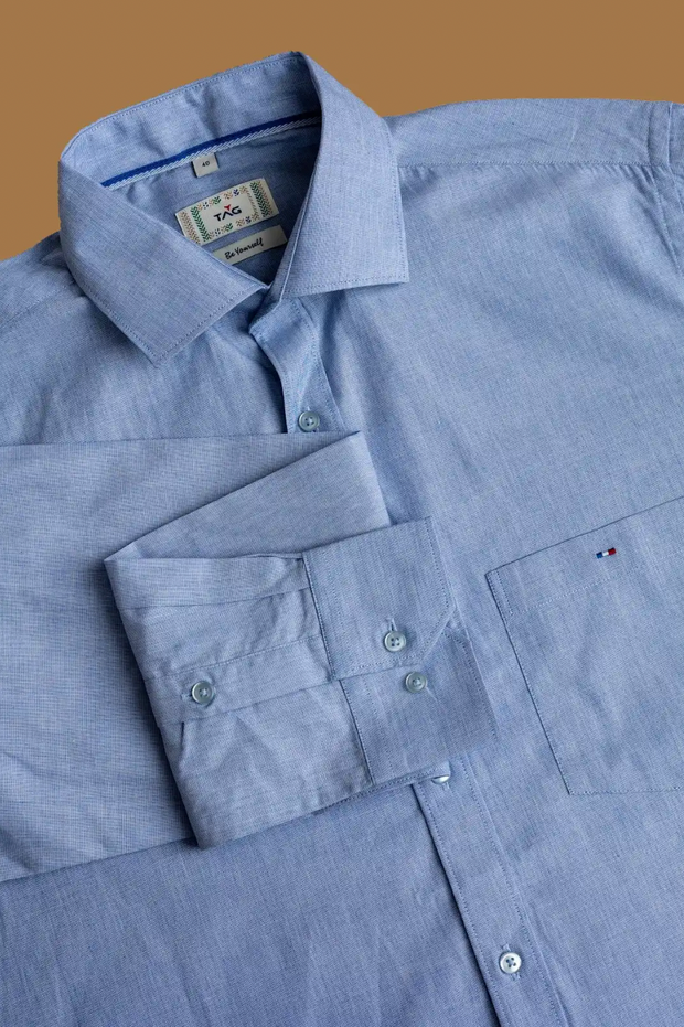 Powder Blue Classic Solid Shirt