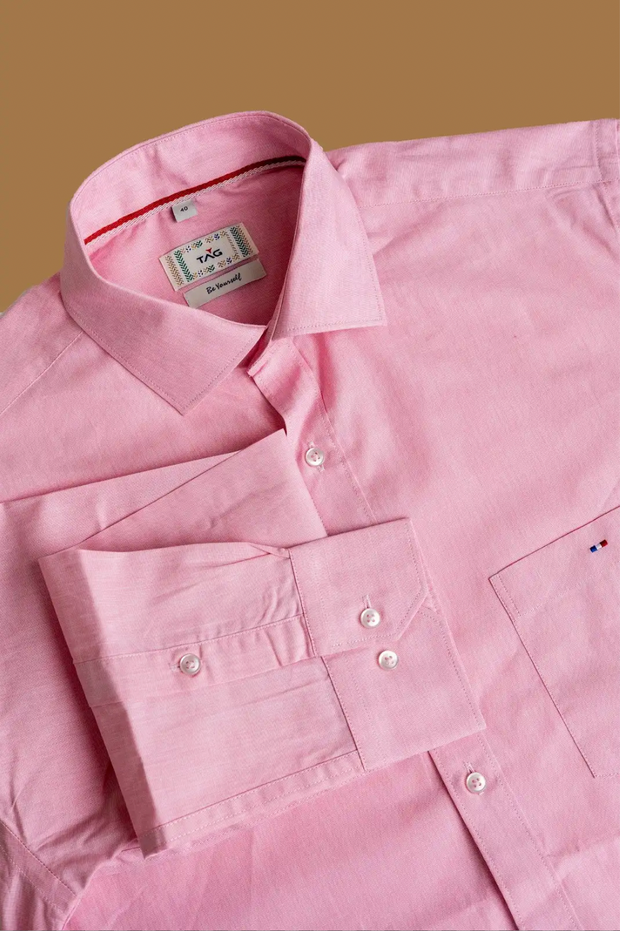 Light Pink Classic Solid Shirt