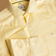 Lemon Yellow Classic Solid Shirt