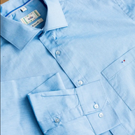 Pastel Blue Classic Solid Shirt