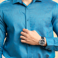 Navy Classic Solid Shirt