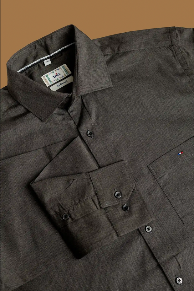 Graphite Grey Classic Solid Shirt