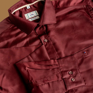Burgundy Classic Solid Shirt