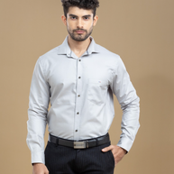 Ash Grey Classic Solid Shirt