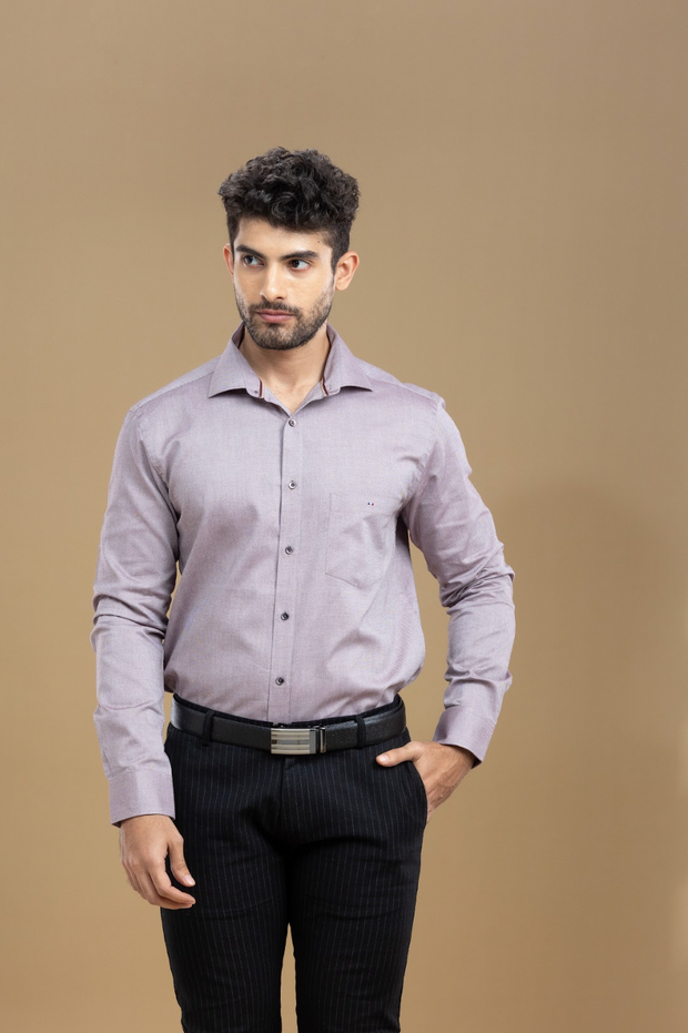 Periwinkle Purple Classic Solid Shirt