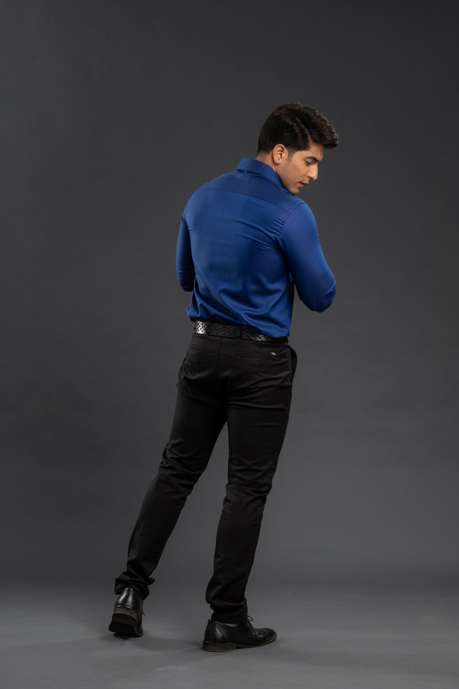 Royal Navy Two Tone Oxford Plain Shirt