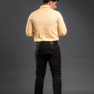 Yellow Classic Chambray Plain Shirt