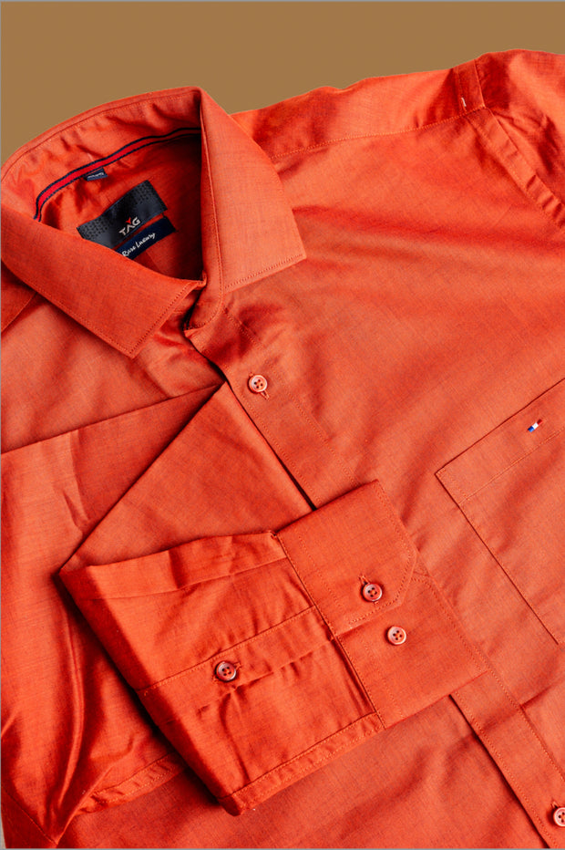 Brick Classic Solid Shirt